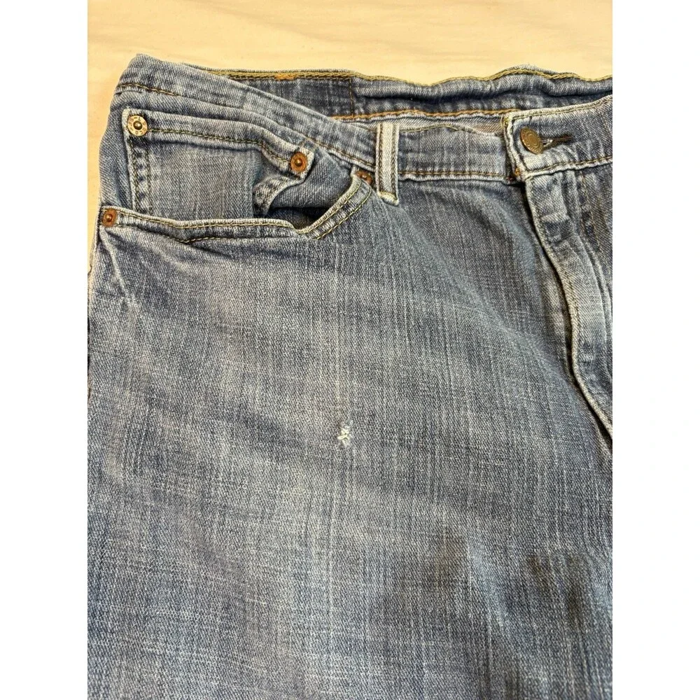 Levi’s 505 Regular Fit Jeans Men’s 36x30 Light Wash Straight Leg Blue Denim EUC